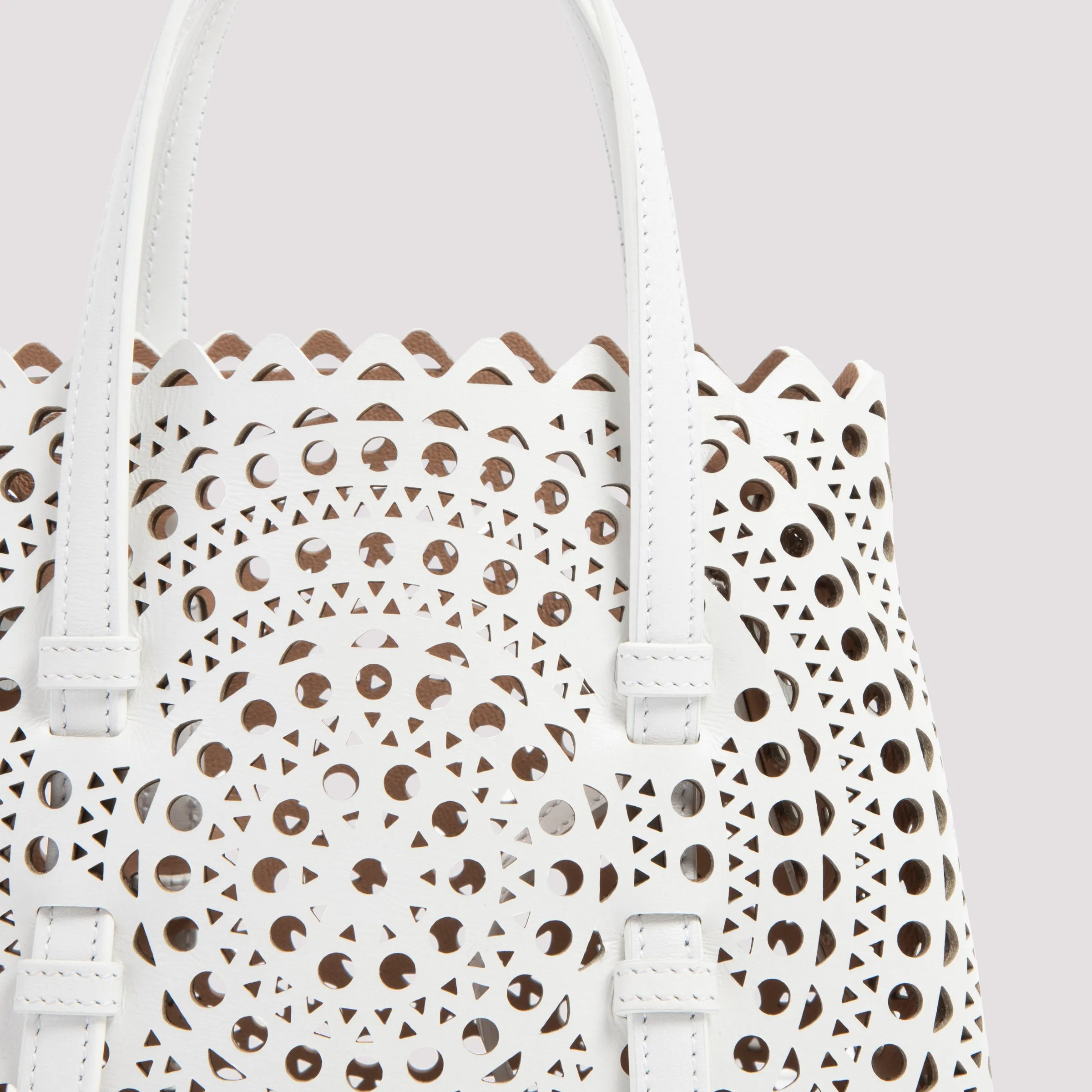 Alaïa Mina Top Handle Tote Bag