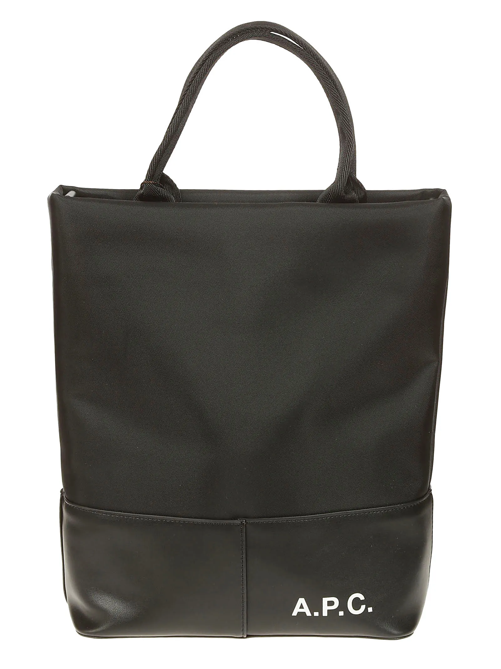 A.P.C. Logo Print Panelled Tote Bag