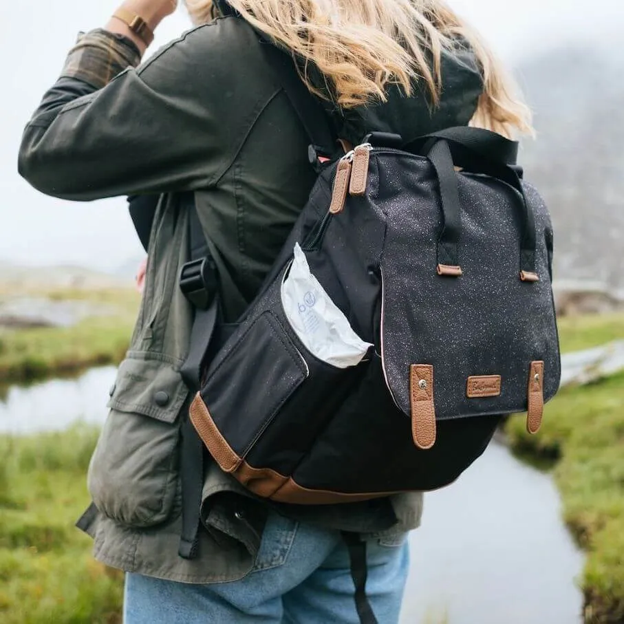 Babymel Robyn Convertible Backpack Black