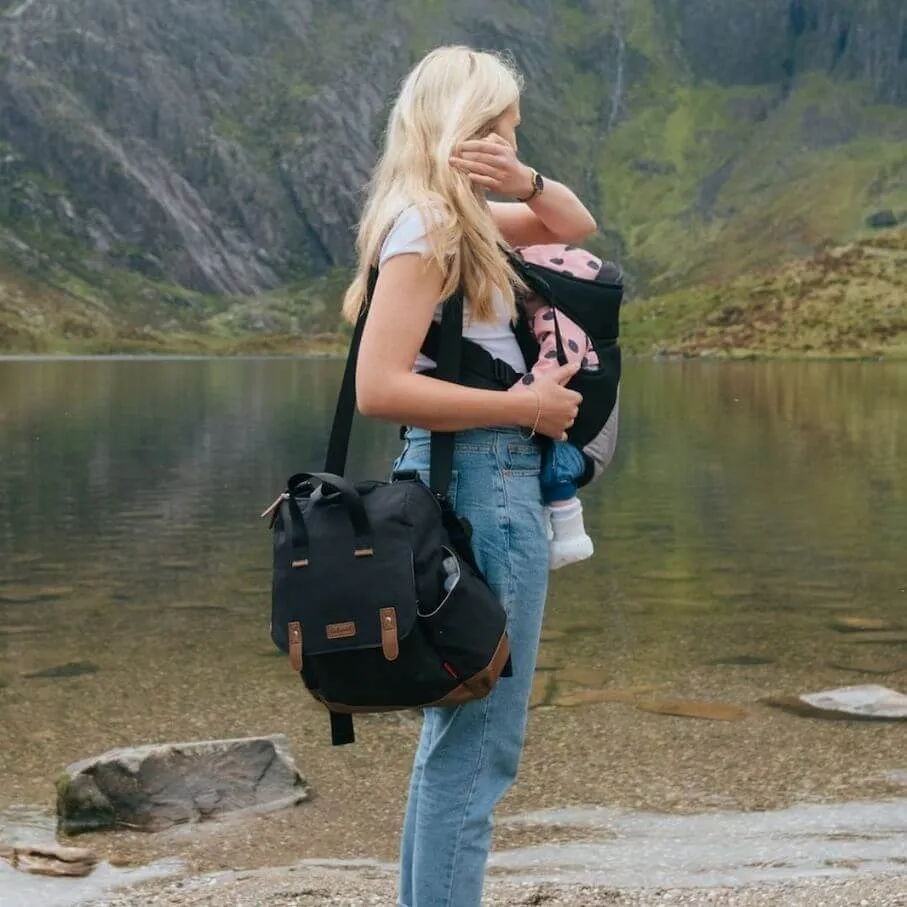 Babymel Robyn Convertible Backpack Black