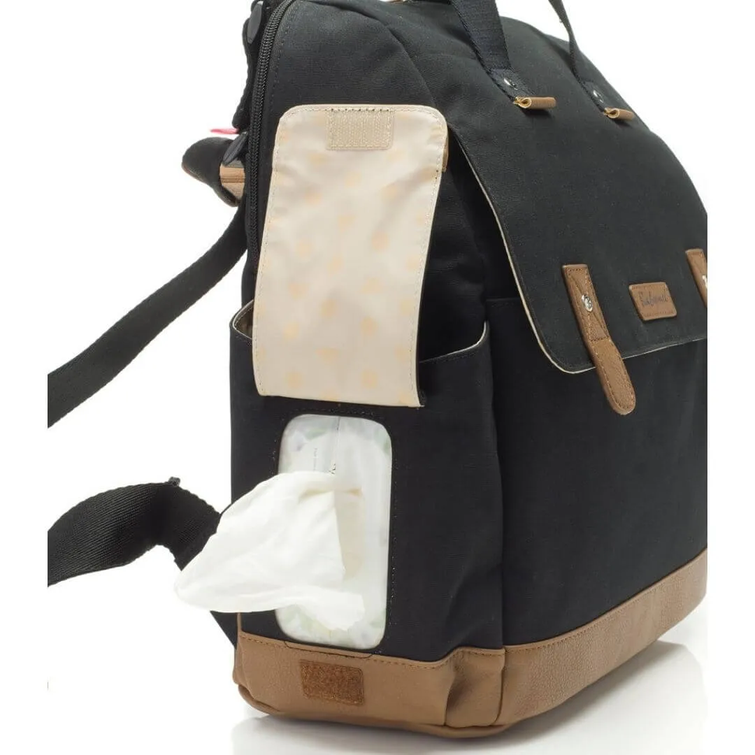 Babymel Robyn Convertible Backpack Black