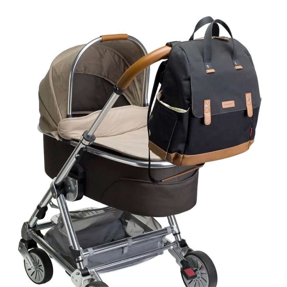 Babymel Robyn Convertible Backpack Black