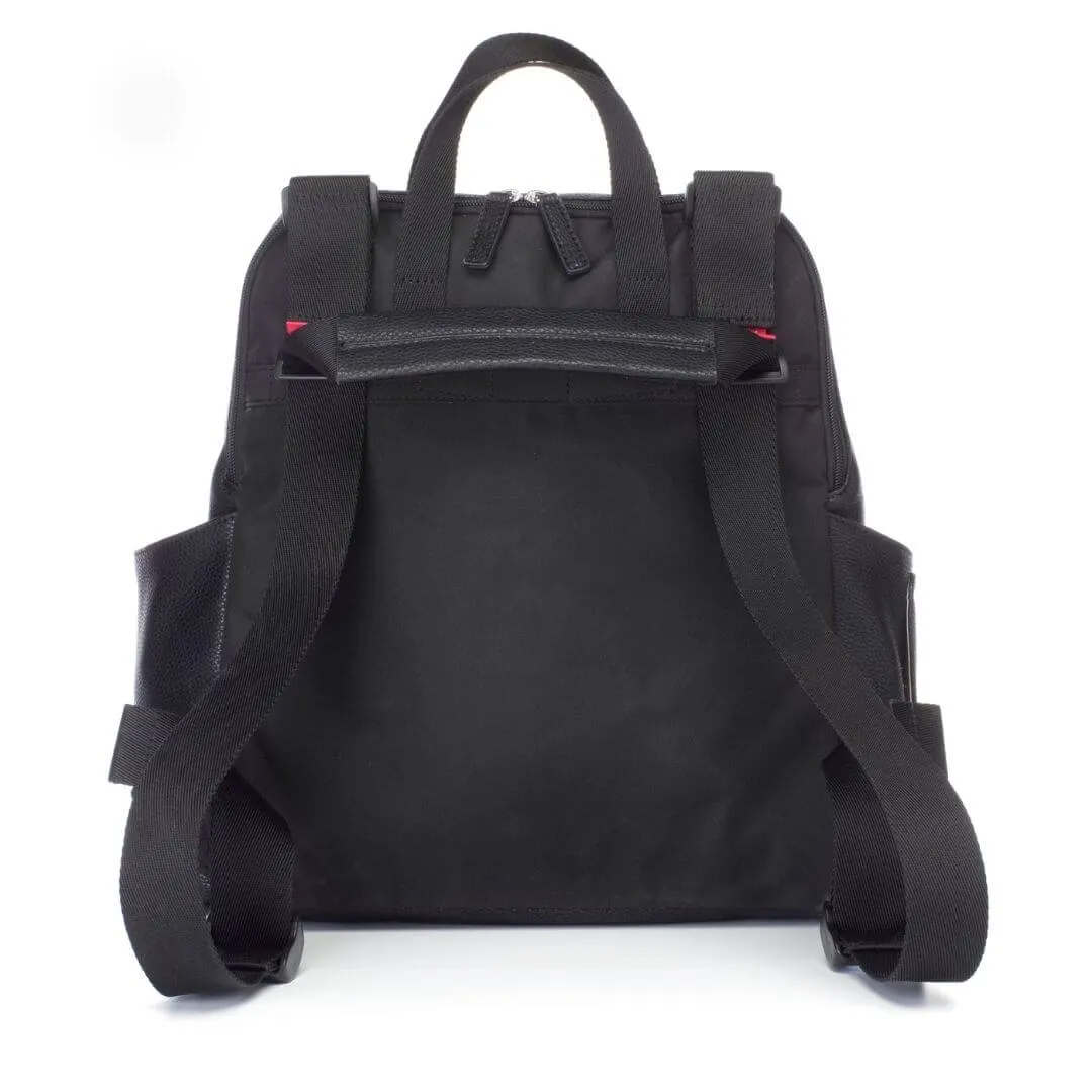 Babymel Robyn Nappy Backpack Vegan Leather Black