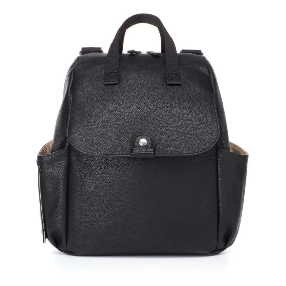 Babymel Robyn Nappy Backpack Vegan Leather Black