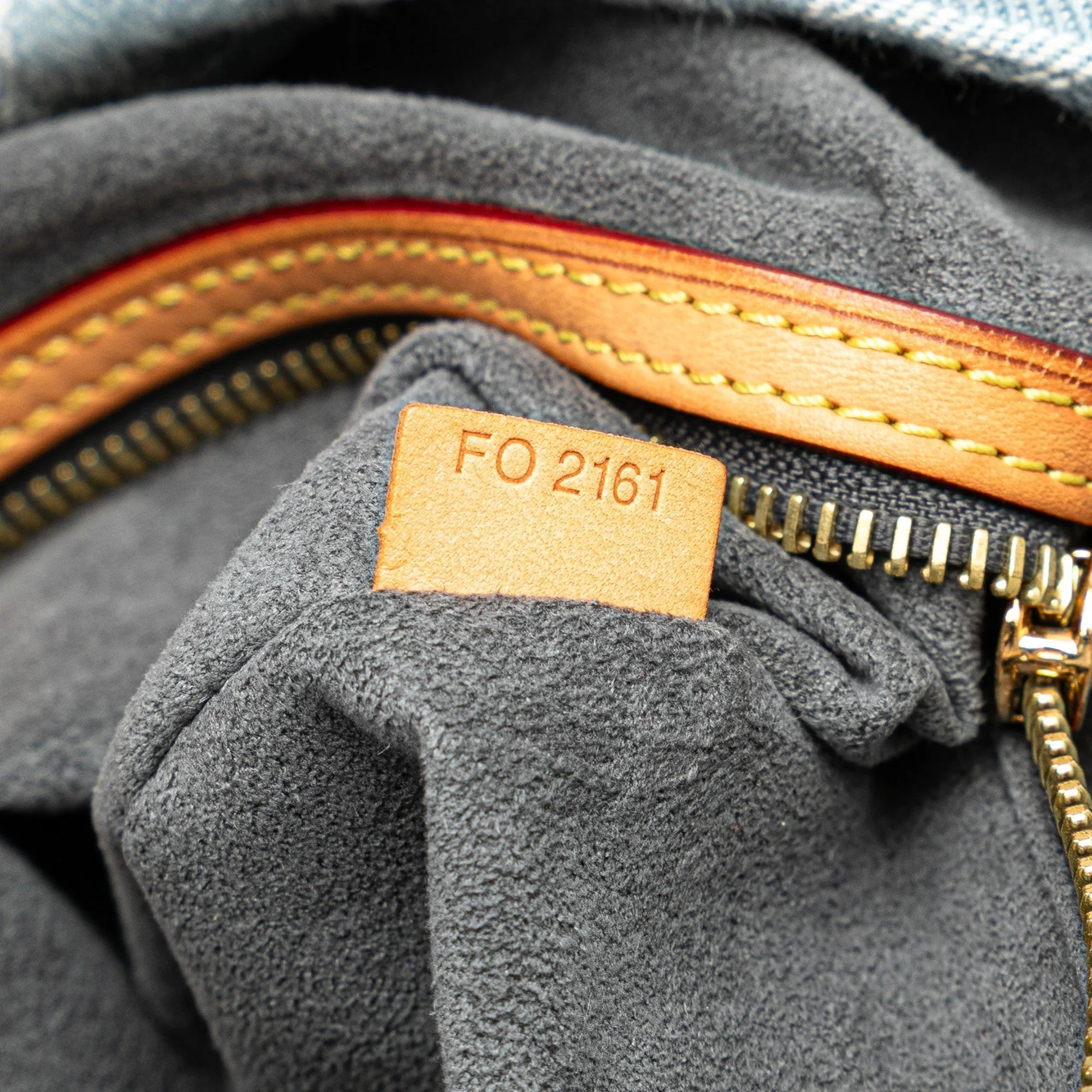 Blue Louis Vuitton Monogram Denim Daily GM Hobo Bag