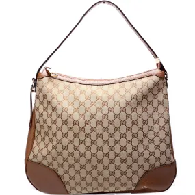 Bree Gucci Canvas Hobo 449244