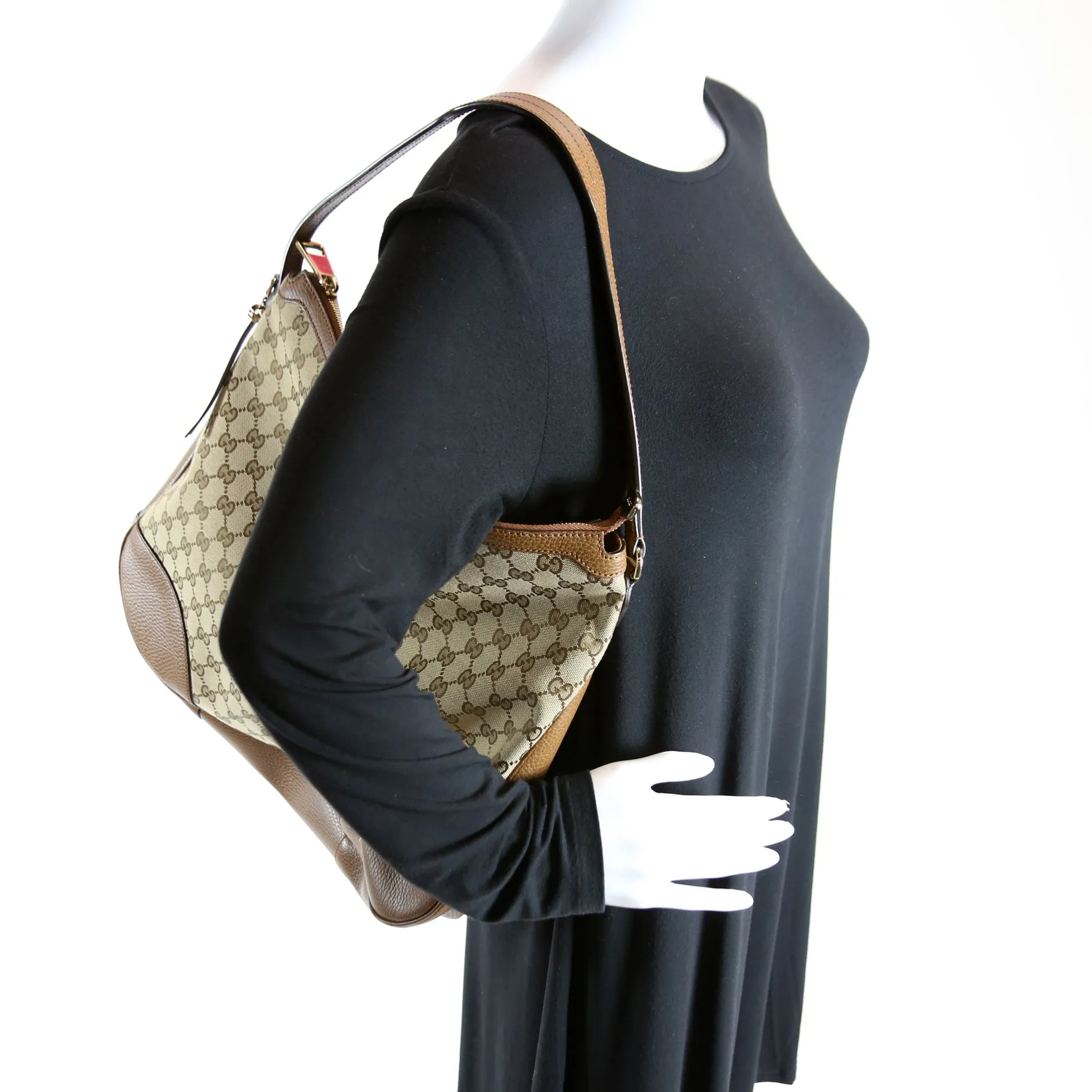 Bree Gucci Canvas Hobo 449244