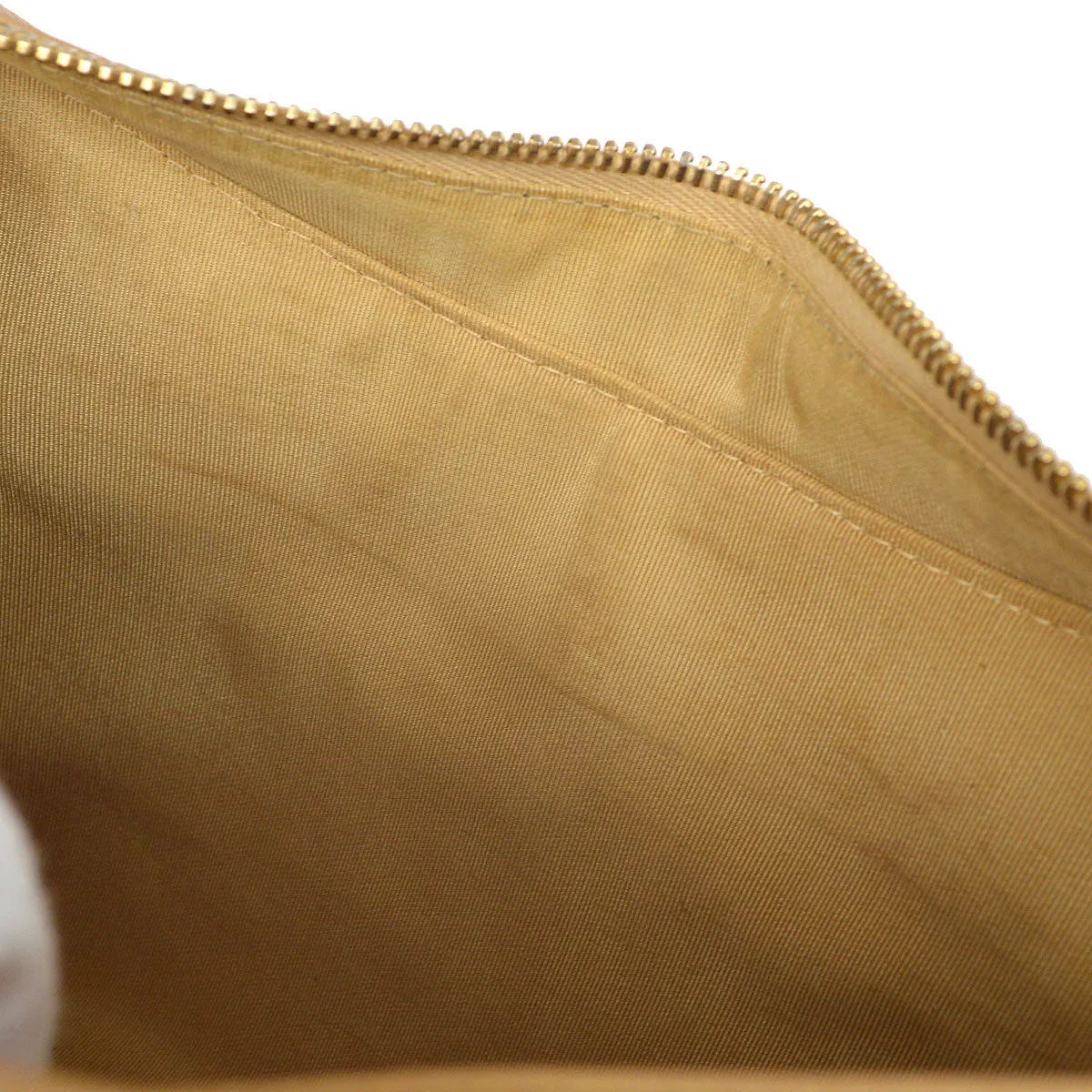 CHANEL 2003-2004 Hobo Bag Beige Caviar