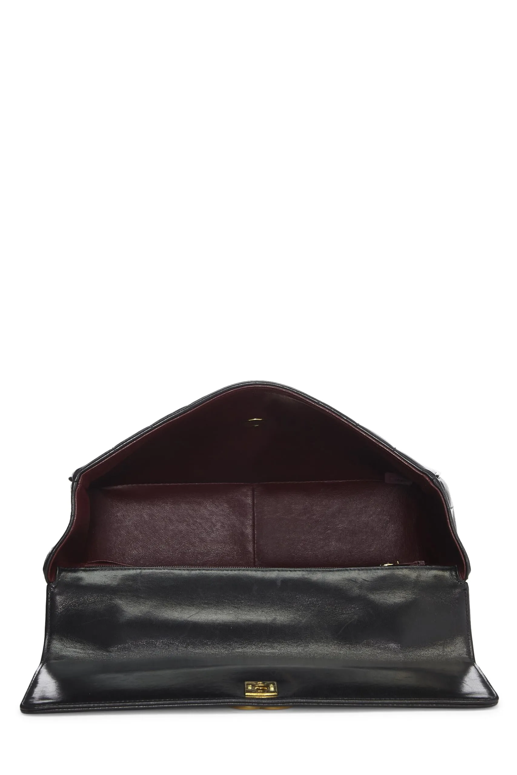 Chanel,  Black Vertical Lambskin Kelly, Black