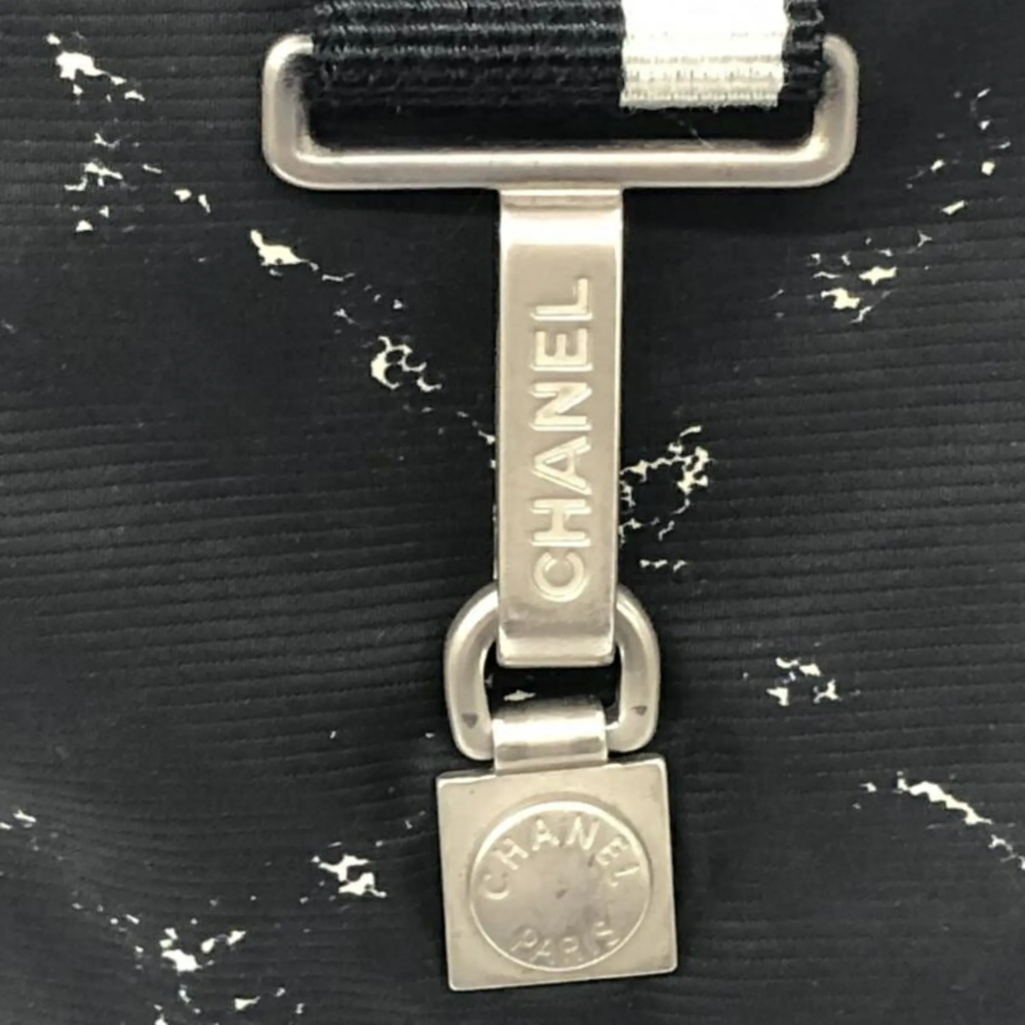 CHANEL Old Travel Line Black Bag Backpack Chanel