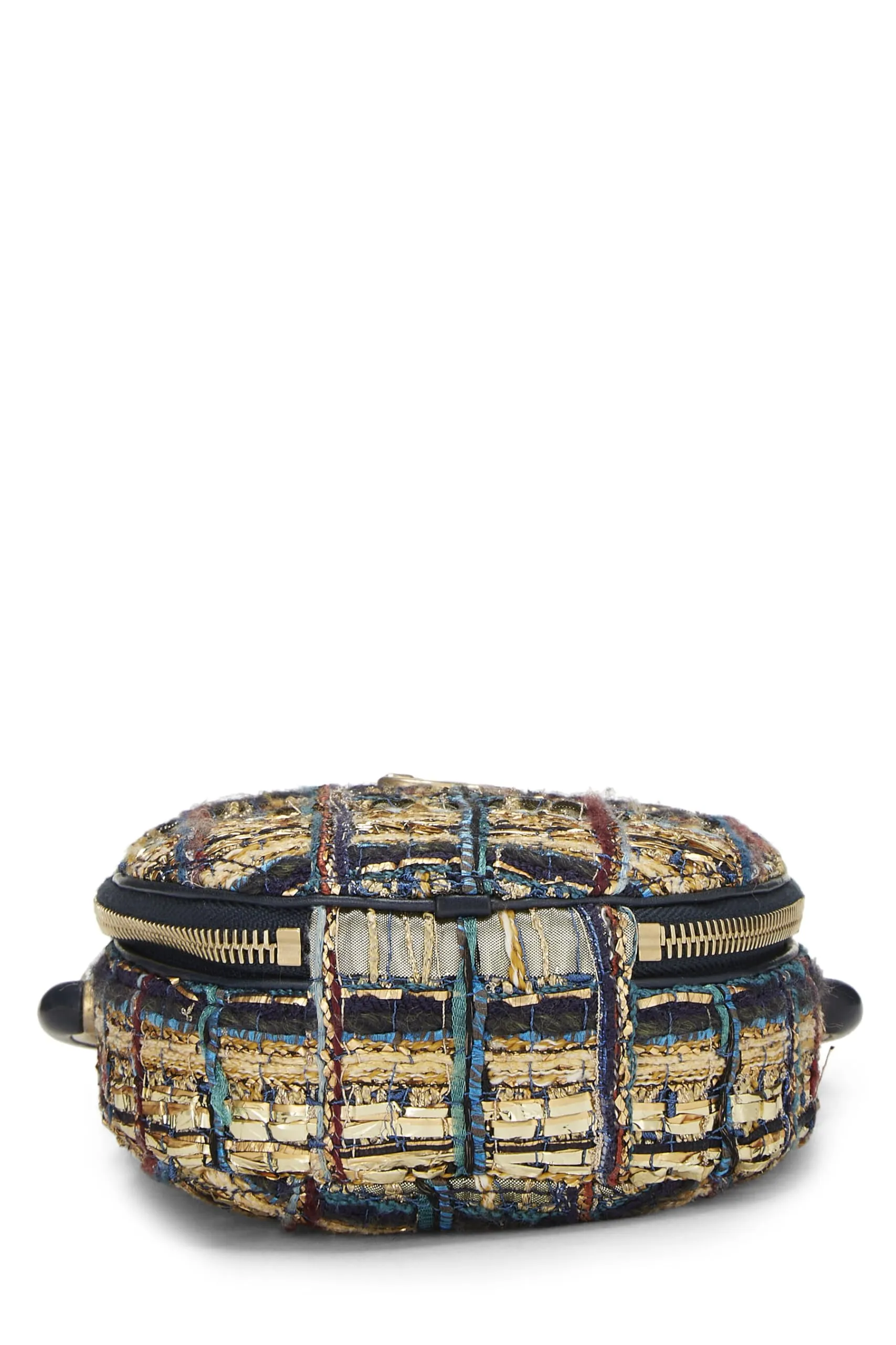 Chanel,  Paris-Egypt Metallic Gold Tweed Oval Bag, Multi