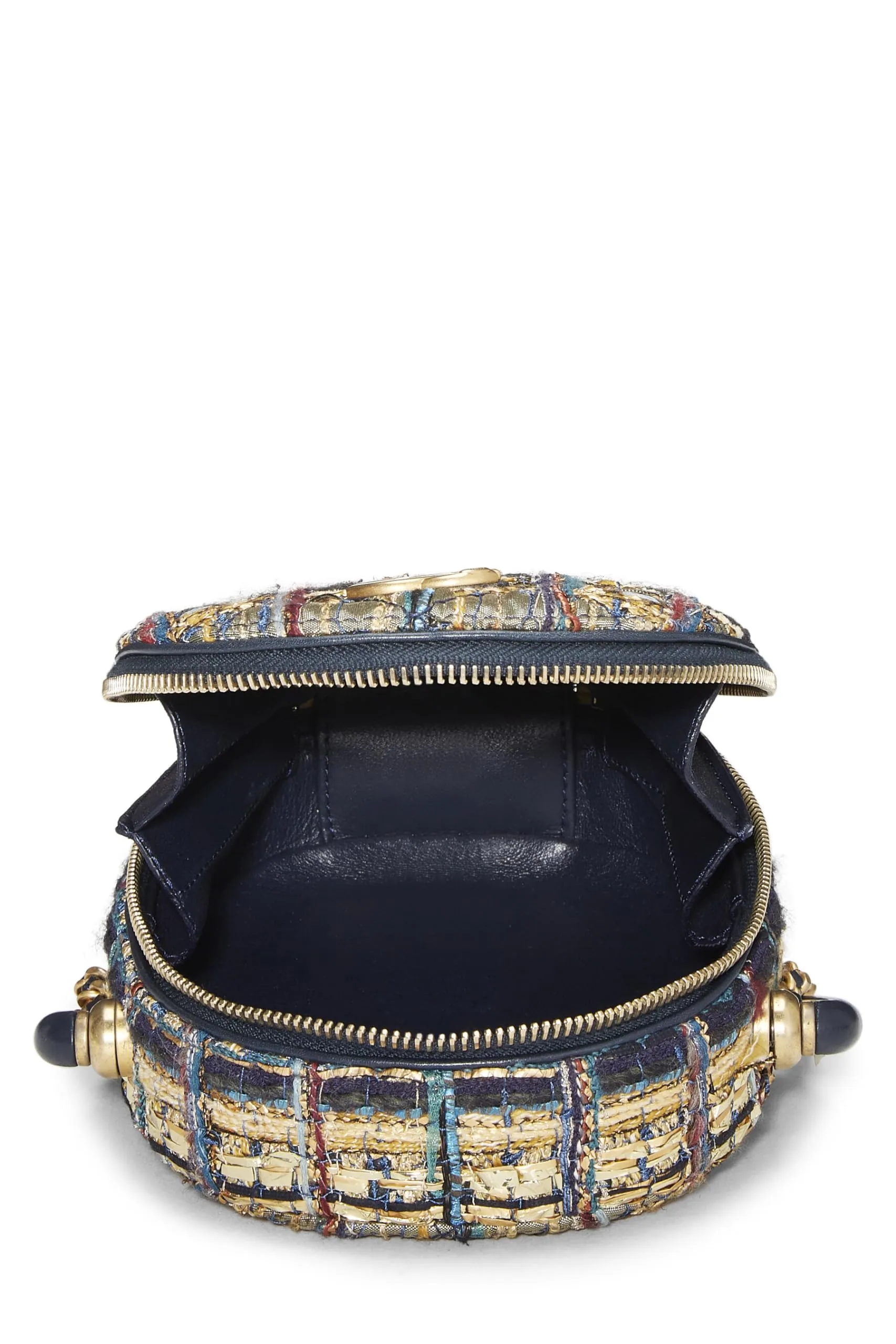 Chanel,  Paris-Egypt Metallic Gold Tweed Oval Bag, Multi