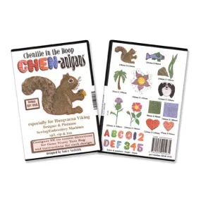 CHEN-anigans Chenille-in-the-Hoop Design CD by Sew Biz
