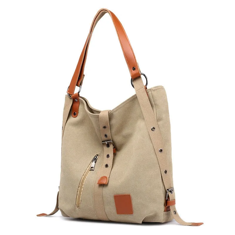 Christmas Gift LUYO Small Canvas Luxury Handbags Women Bags Designer Ladies Casual Totes With Zipper Female Shoulder Crossbody Bags For Women