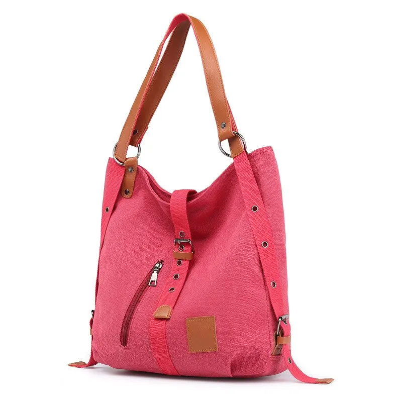 Christmas Gift LUYO Small Canvas Luxury Handbags Women Bags Designer Ladies Casual Totes With Zipper Female Shoulder Crossbody Bags For Women