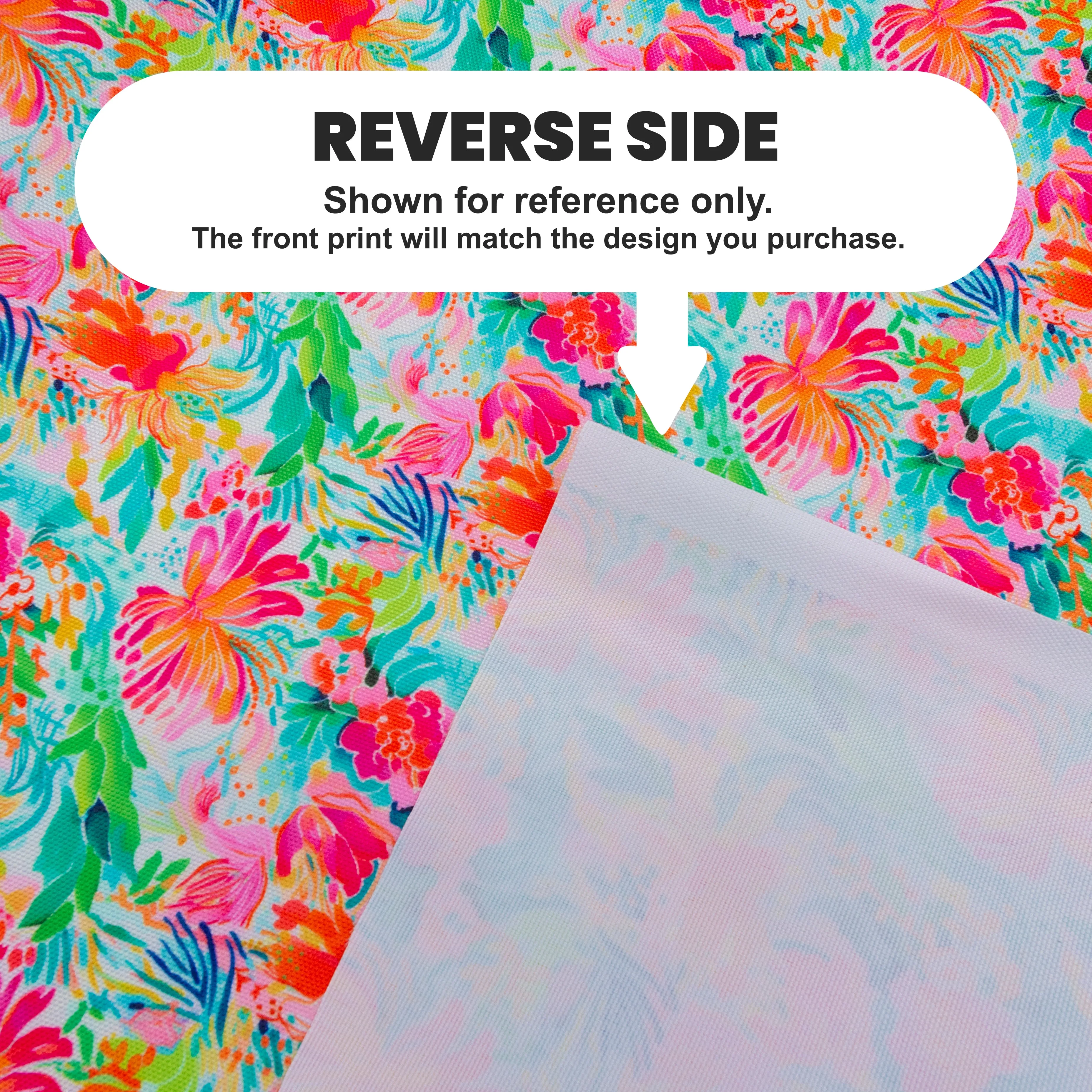 Colorful Chaos Water-Resistant Canvas 18" x 58" Roll