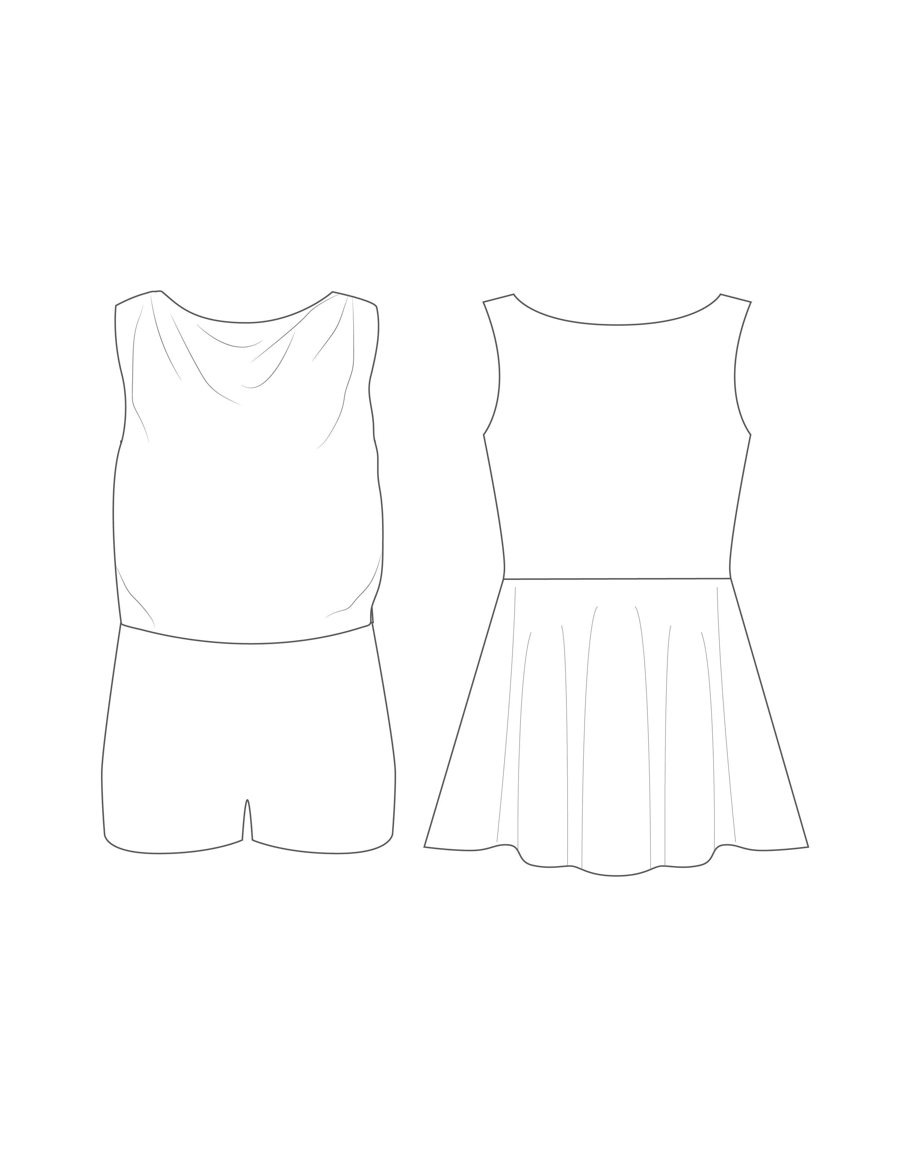 Custom Inked Lycra Convertible Dropdown Tank Dress