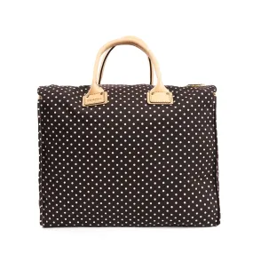 DARK BROWN DECOSTRUCTED WEEKEND BAG
