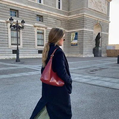 Designer Patent Leather Shiny Underarm Bag Fashion Luxury Women Tote Brand Female Leather Handbags Simple Baguette Shoulder Bag