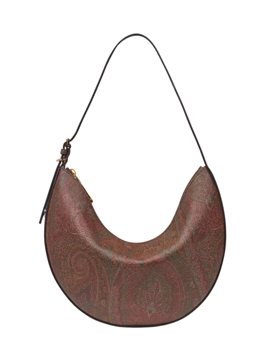 Etro, Medium Essential Hobo Bag, Femme, Marron