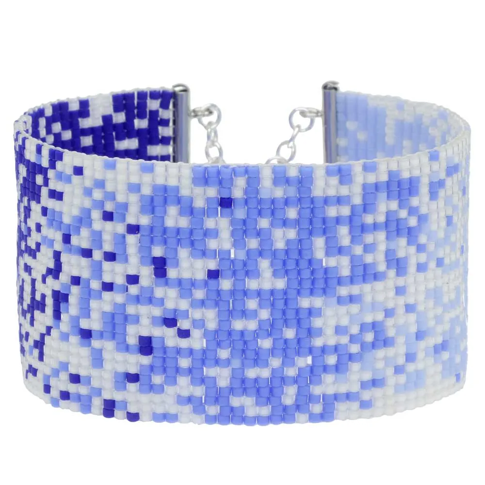 Exclusive Beadaholique Designer Palette, Miyuki Delica Seed Bead Mix, 11/0, Blue Sky Ombre V2, 4 Color Set