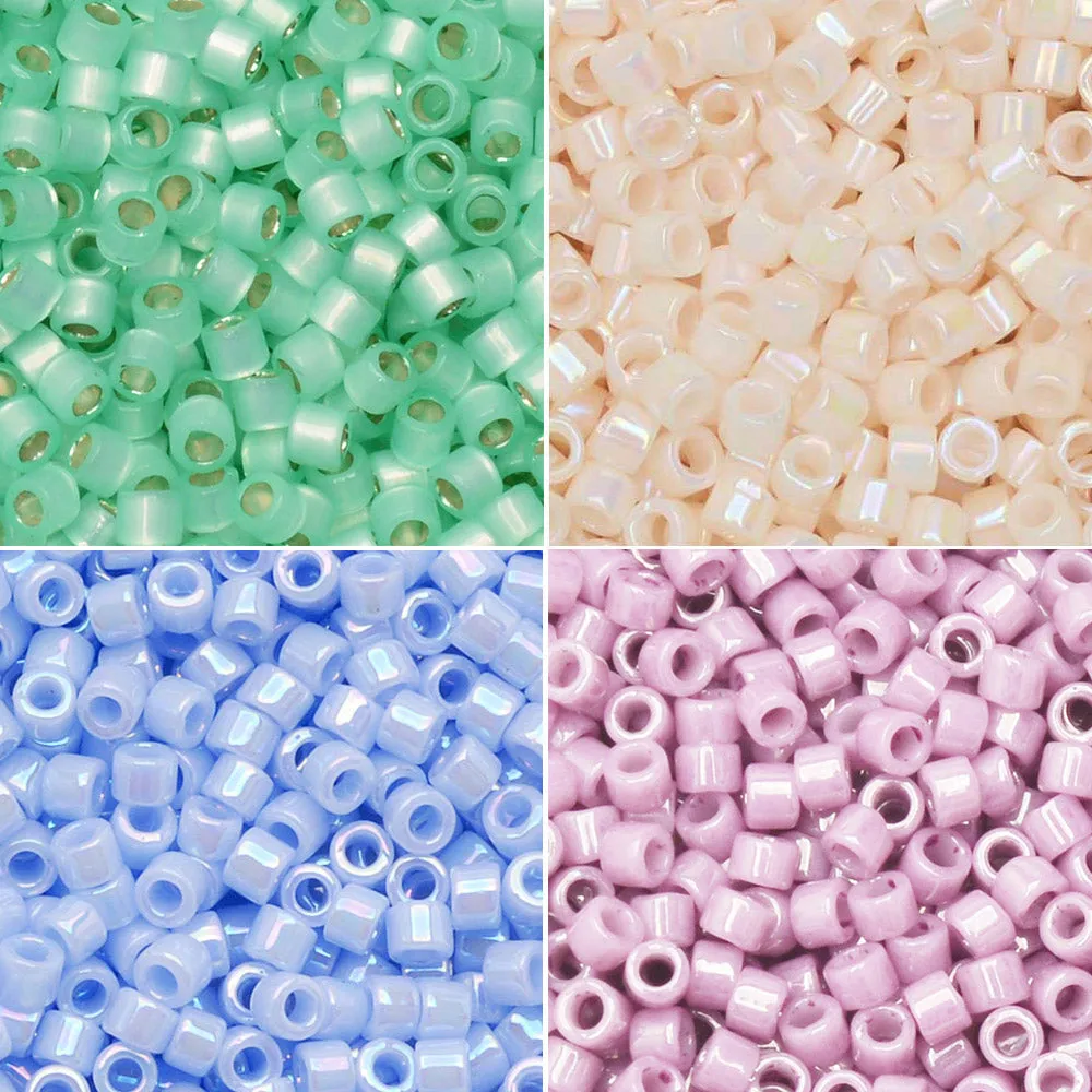 Exclusive Beadaholique Designer Palette, Miyuki Delica Seed Bead Mix, 11/0, Easter Egg (30 Grams)