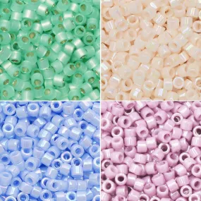Exclusive Beadaholique Designer Palette, Miyuki Delica Seed Bead Mix, 11/0, Easter Egg (30 Grams)