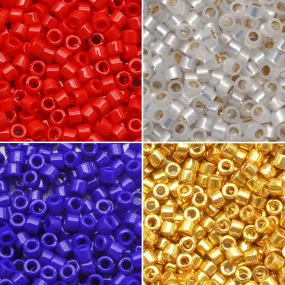 Exclusive Beadaholique Designer Palette, Miyuki Delica Seed Bead Mix, 11/0, Maritime (30 Grams)