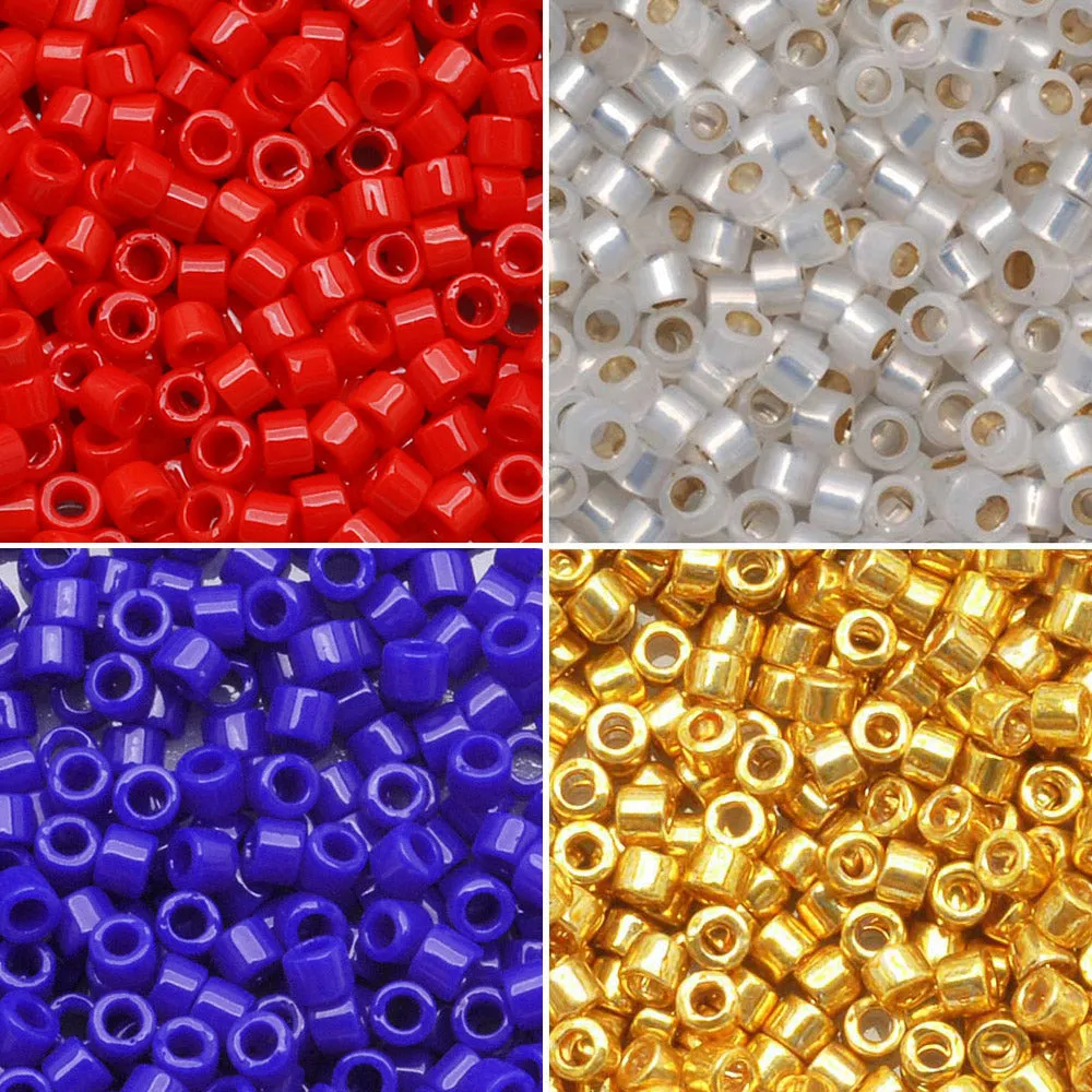 Exclusive Beadaholique Designer Palette, Miyuki Delica Seed Bead Mix, 11/0, Maritime (30 Grams)