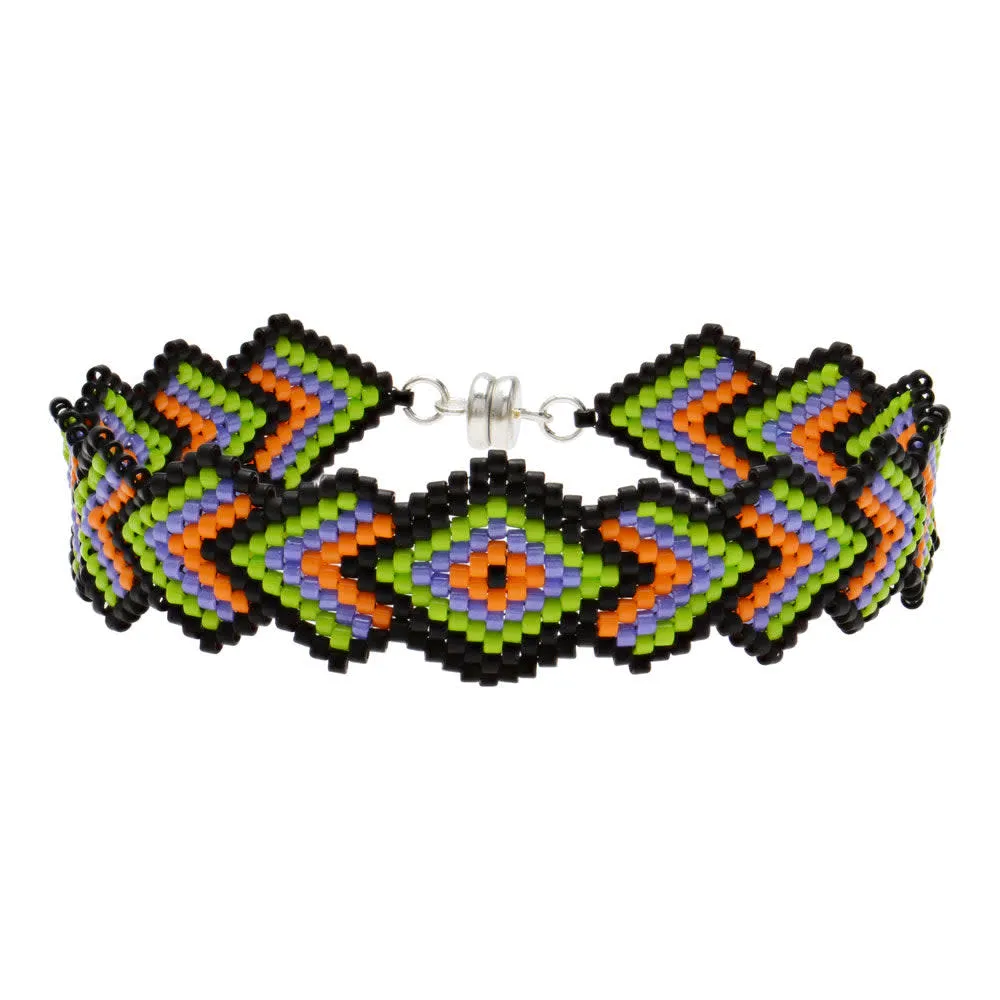 Exclusive Beadaholique Designer Palette, Miyuki Delica Seed Bead Mix, 11/0, Spooky Halloween (30 Grams)