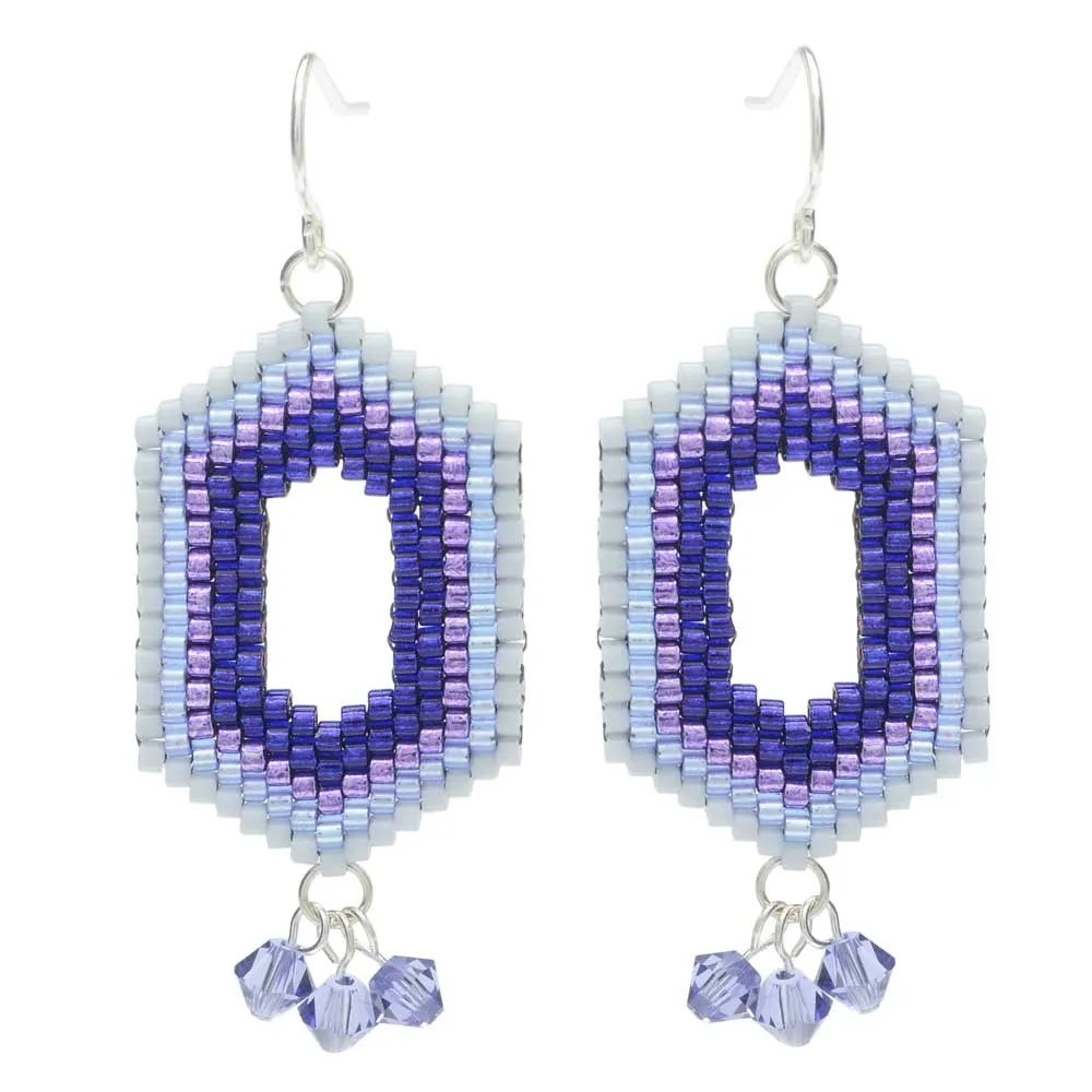 Exclusive Beadaholique Designer Palette, Miyuki Delica Seed Bead Mix, 11/0, Ultra Violet Ombre V2, 4 Color Set