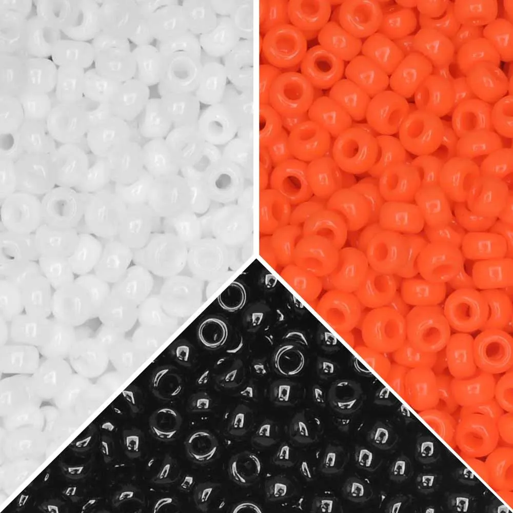 Exclusive Beadaholique Designer Palette, Miyuki Seed Bead Mix, Round 11/0, Halloween (25.5 Grams)