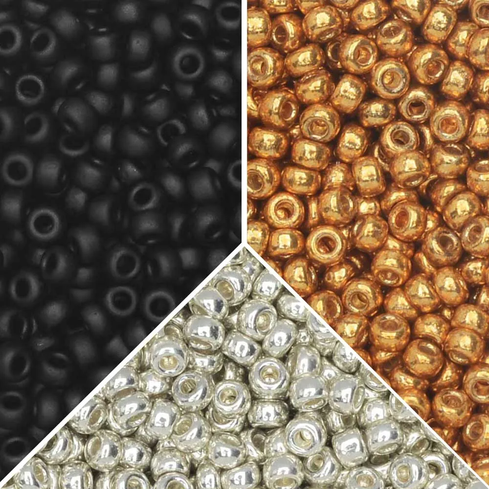 Exclusive Beadaholique Designer Palette, Miyuki Seed Bead Mix, Round 11/0, Seine (25.5 Grams)