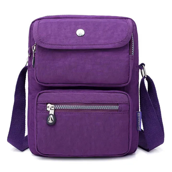Multi-pocket Nylon Shoulder Bag