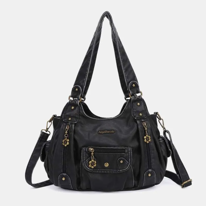 Multi-Pocket Travel Messenger Shoulder Bag