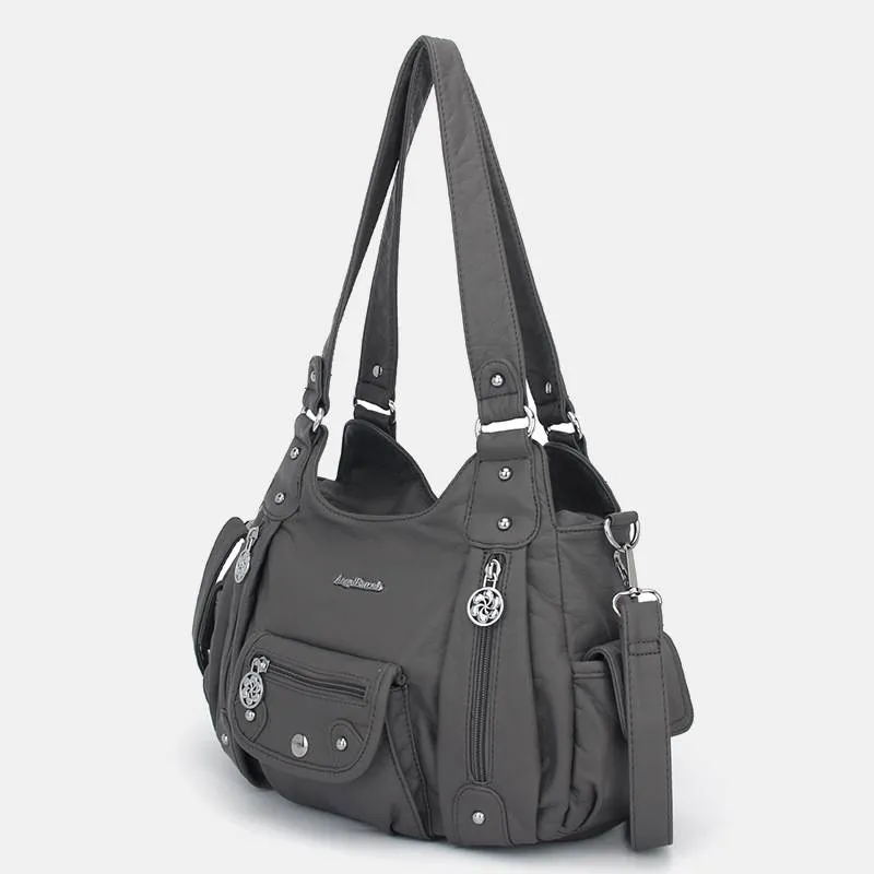 Multi-Pocket Travel Messenger Shoulder Bag