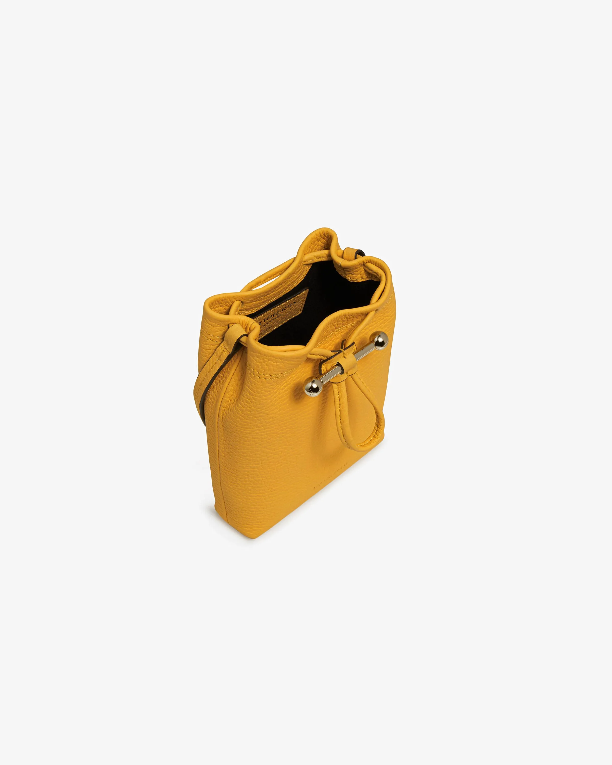 Osette Pouch - Blossom Yellow with Maroon Edge