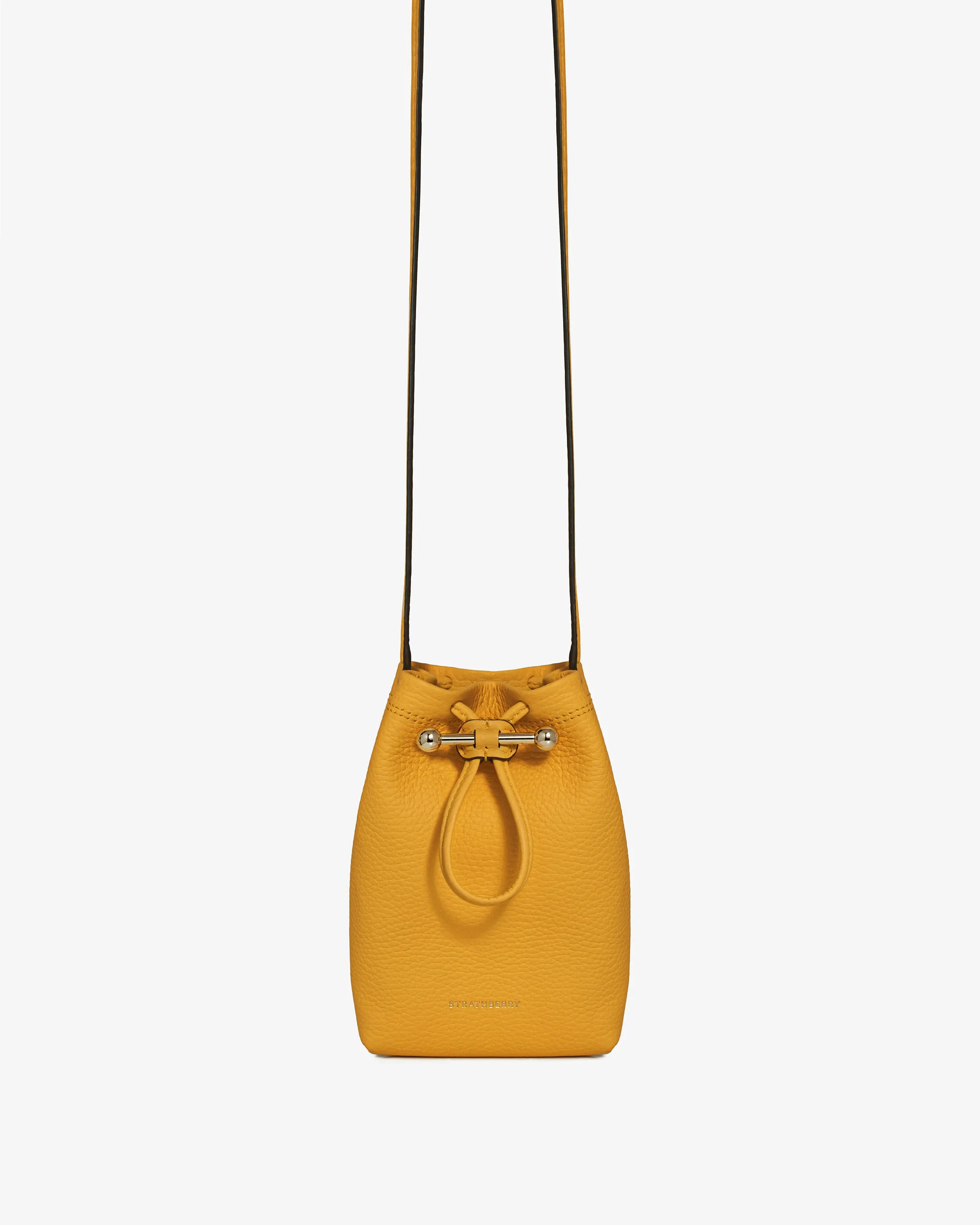 Osette Pouch - Blossom Yellow with Maroon Edge
