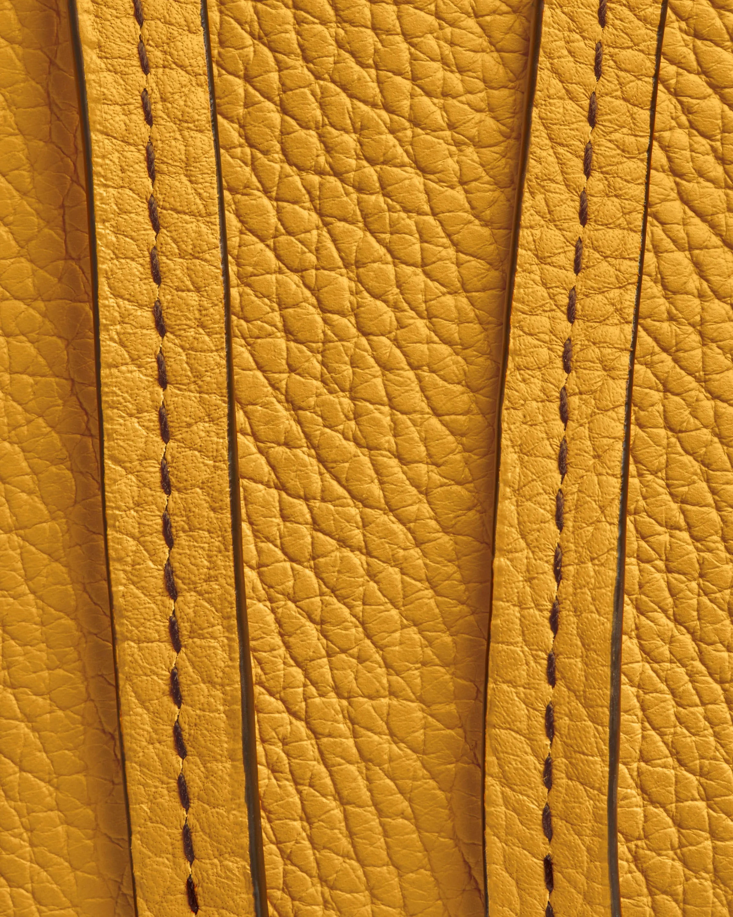 Osette Pouch - Blossom Yellow with Maroon Edge