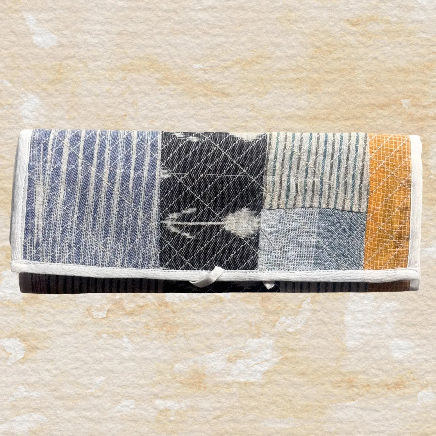 Patchwork Style Multi Pocket Utility Case | Hand-Crafted