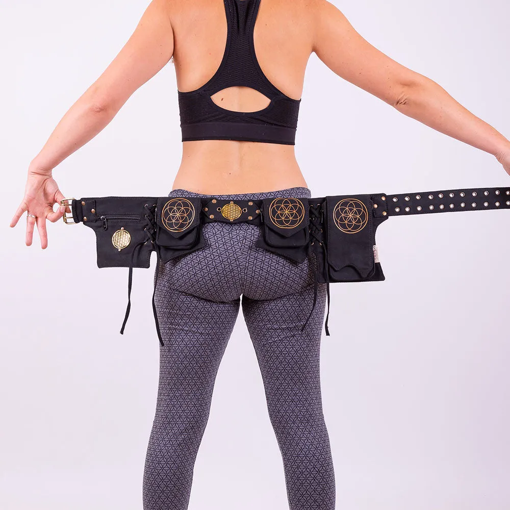 Seed of Life Multi Pocket Belt