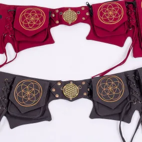 Seed of Life Multi Pocket Belt