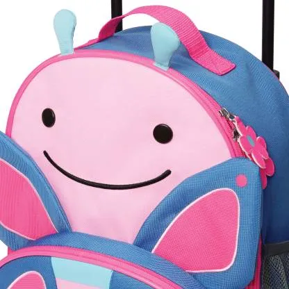 Skip Hop Zoo Kids Rolling Luggage - Butterfly
