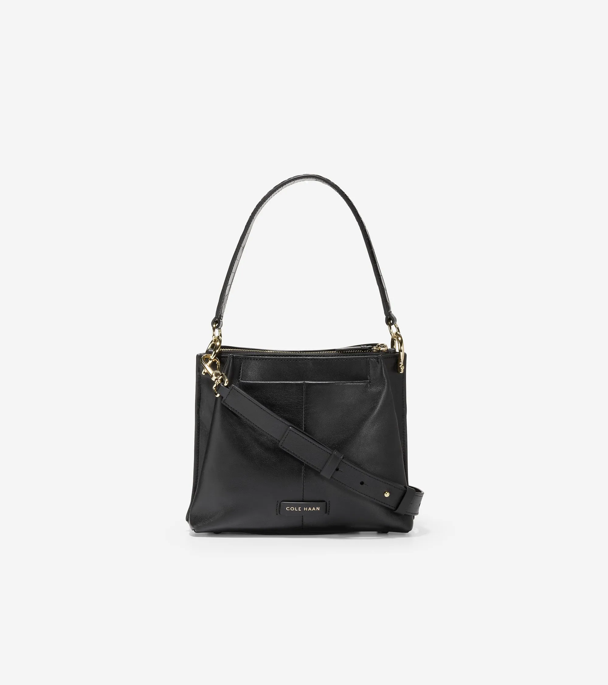 Small Turnlock Bucket Bag