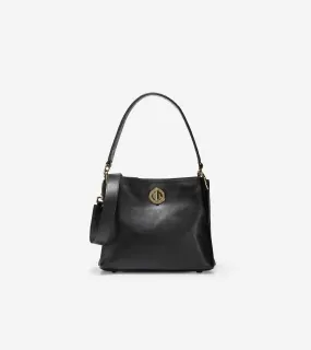 Small Turnlock Bucket Bag