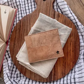 Tan Cork Wallet | Light-weight | Water Resistant | Minimal Design | Unisex