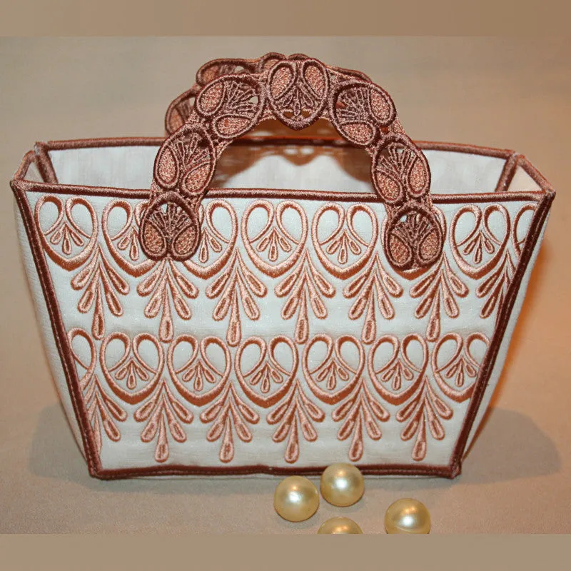 Teardrop and Hearts Mini Tote