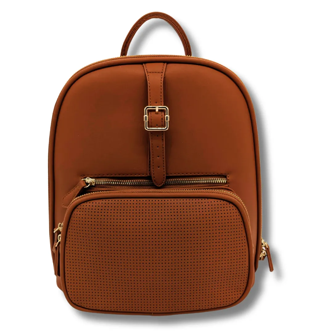 The Park View Crossbody Backpack - Fawn