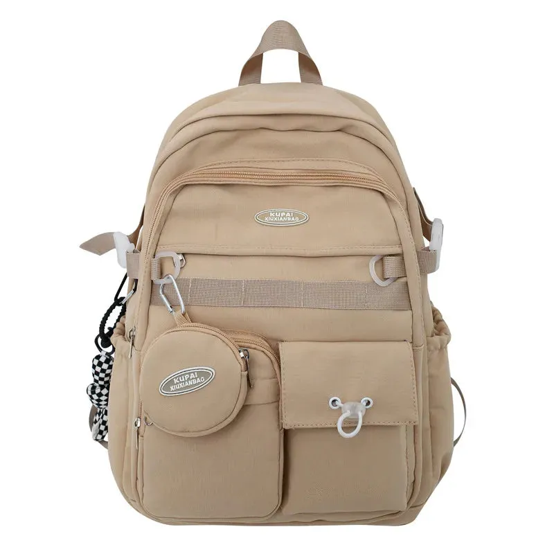 UAKISS  -   New Multi-pocket Women Backpack High Quality Youth Waterproof Backpacks for Teenage Girls Boys Female School Bag Bagpack