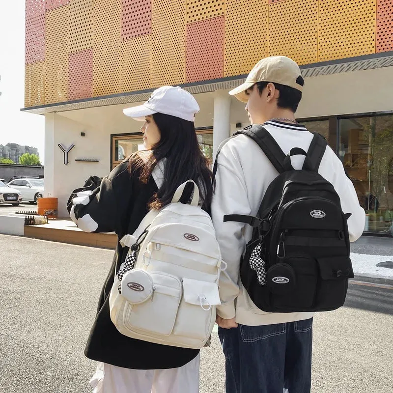 UAKISS  -   New Multi-pocket Women Backpack High Quality Youth Waterproof Backpacks for Teenage Girls Boys Female School Bag Bagpack